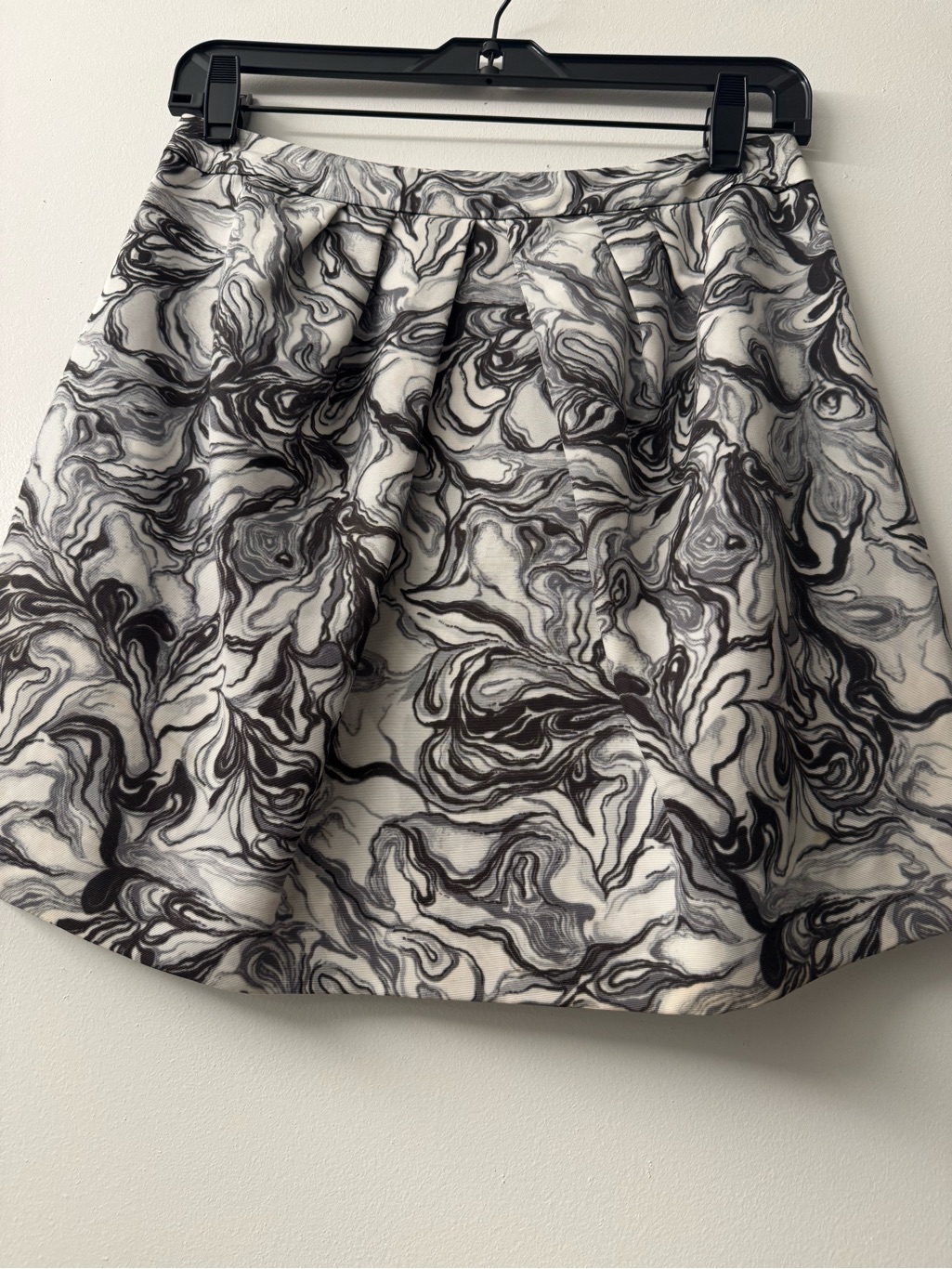 Peter Som, Black, White, Gray Mini Skirt.